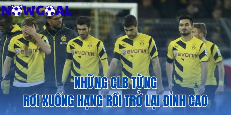 Những CLB Từng Rơi Xuống Hạng Rồi Trở Lại Đỉnh Cao